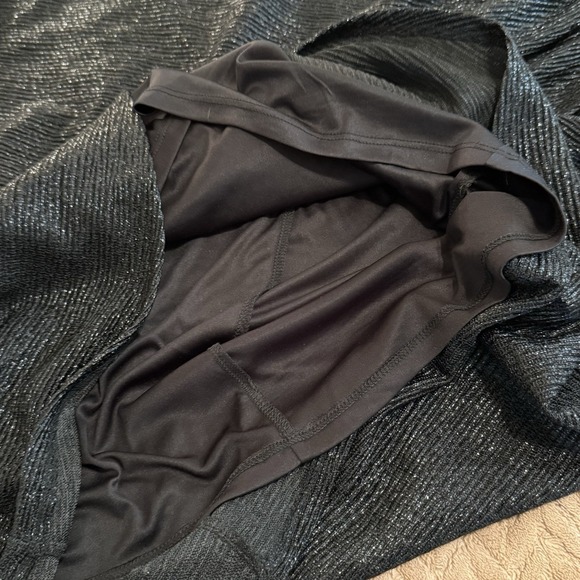 Torrid Womens 1/1X Dress Midi Black Sparkle Sleeveless Shift Formal Whimsigoth - Picture 9 of 11